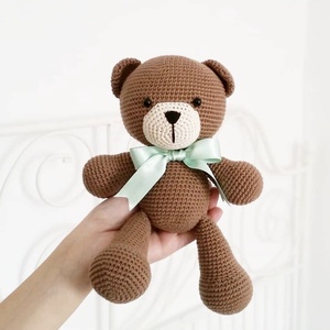 Ursulet crosetat manual - jucării și echipamente pentru copii - plușuri - ursuleț de pluș - Artynos.ro