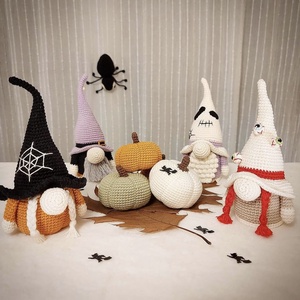 Halloween. Gnom crosetat manual - casă & stil de viață - decorațiuni de casă - halloween - tot ce ai nevoie de o petrecere! - figurine de halloween - Artynos.ro