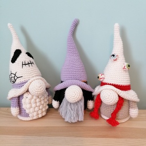 Halloween. Gnom crosetat manual - casă & stil de viață - decorațiuni de casă - halloween - tot ce ai nevoie de o petrecere! - figurine de halloween - Artynos.ro