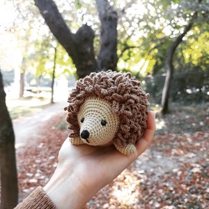 Arici crosetat manual 14cm , Jucarii si echipamente pentru copii, Plusuri, Arici de plus, , ARTYNOS