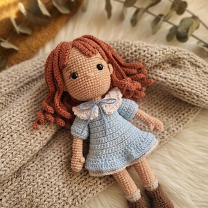 Jinny, papusa crosetata manual , Jucarii si echipamente pentru copii, Jucarii si accesorii pentru copii, Papusa de imbracat, Crosetat, ARTYNOS