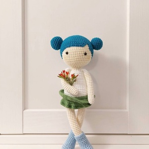 Pupusica crosetata manual, Jucarii si echipamente pentru copii, Jucarii si accesorii pentru copii, Papusi de joaca, Crosetat, Papusica crosetata manual, din bumbac 100%, cu umplutura hipoalergenica, aprox 23cm. Este o jucarie..., ARTYNOS