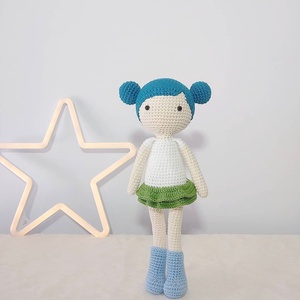 Pupusica crosetata manual - jucării și echipamente pentru copii - jucării și accesorii pentru copii - păpuși de joacă - Artynos.ro