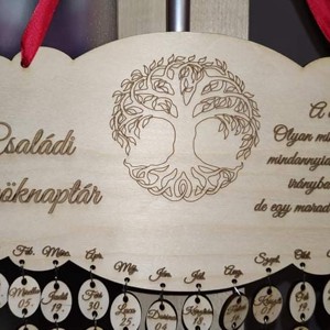Calendar perpetuu cu grafică opțională, inscripție -  - Artynos.ro