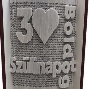 Sculptura carte aniversara, Casa & Stil de viata, Accesorii pentru decorat casa, Decoratiuni de masa si decoratiuni pentru rafturi , Sculptura de carte, carte pliata, , ARTYNOS