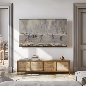Henry Déziré pictura, decoratiuni de Craciun, Samsung The Frame TV imagine, imagine digitala, , , ARTYNOS