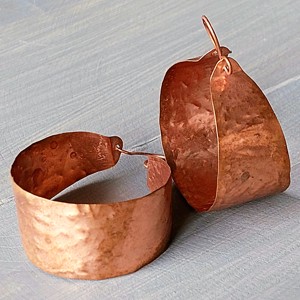 Cercei largi din cupru, , , ARTYNOS