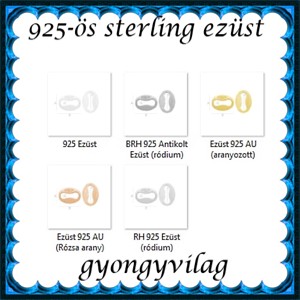 Fermoar pentru bijuterii din argint 925: capăt lanț marca ELK KV 07 4 buc/cs -  - Artynos.ro