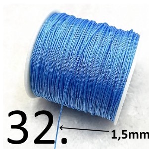 Accesorii pentru bijuterii: cordon macramé FSZ02-1,5 1,5mm în mai multe culori -  - Artynos.ro