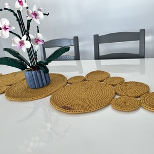 Crosetat alergator de masa, Casa & Stil de viata, Accesorii pentru decorat casa, Decoratiuni de masa si decoratiuni pentru rafturi , Fete de masa crosetate, , ARTYNOS