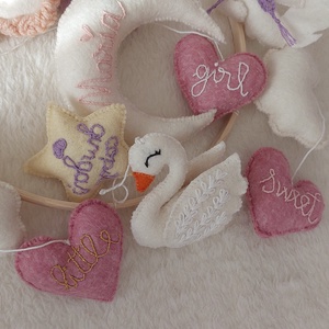 Carusel bebelusi Little wonders Carusel mobil Carusel handmade - casă & stil de viață - echipament pentru camera copiilor - decorațiuni pentru camera copilului - Artynos.ro
