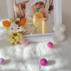 Rama foto personalizata pentru copii Little giraffe - casă & stil de viață - echipament pentru camera copiilor - tablouri de cameră pentru copii - Artynos.ro