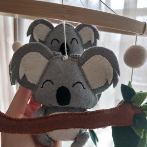 Carusel bebelusi Mom and Baby Koala Carusel mobil Carusel handmade -  - Artynos.ro