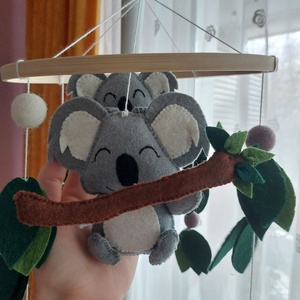 Carusel bebelusi Mom and Baby Koala Carusel mobil Carusel handmade -  - Artynos.ro