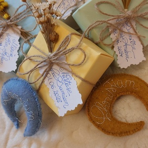 Marturie botez baietel handmade fetru - jucării și echipamente pentru copii - daruri de botez - Artynos.ro