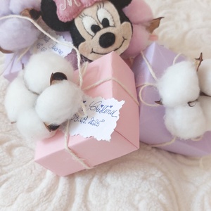 Marturie botez fetita Minnie handmade fetru - Artynos.ro
