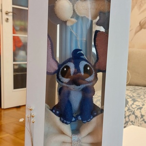 Lumanare botez handmade premium. Lumanare botez personalizata. Lumanare botez baietel. Lumanare botez fetita. Stitch - jucării și echipamente pentru copii - daruri de botez - Artynos.ro