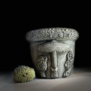 Ghiveci ceramic lucrat manual - accesorii locuință - accesorii pentru casă și grădină - cultivarea plantelor  - Artynos.ro