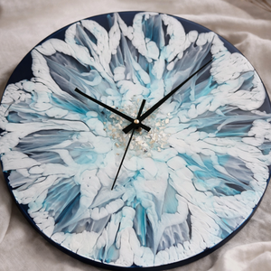 Ceas de perete handmade din rasina, Casa & Stil de viata, Decoratiuni de casa, Decoratiuni de pereti, Ceasuri de perete, , ARTYNOS