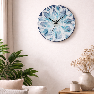 Ceas de perete handmade din rasina - casă & stil de viață - decorațiuni de casă - decorațiuni de pereți - ceasuri de perete - Artynos.ro