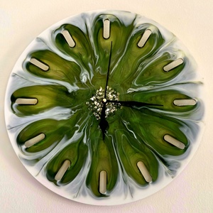 Ceas de perete handmade din rasina, Casa & Stil de viata, Decoratiuni de casa, Decoratiuni de pereti, Ceasuri de perete, , ARTYNOS