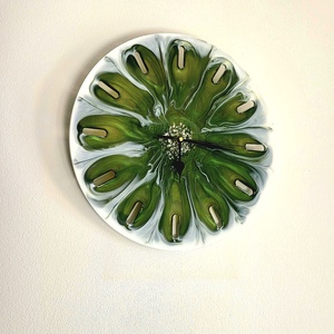 Ceas de perete handmade din rasina - casă & stil de viață - decorațiuni de casă - decorațiuni de pereți - ceasuri de perete - Artynos.ro