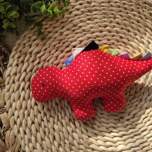 Dinozaur - orchu / rosu / verde - jucării și echipamente pentru copii - daruri de botez - Artynos.ro