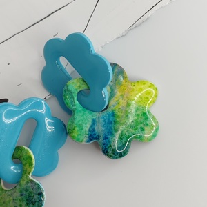 Cercei Spring in Pastel - bijuterii - cercei - cercei hoops - Artynos.ro