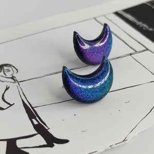 Cercei Wear the Moon, Bijuterii, Cercei, Cercei din rasina, Confectionarea bijuteriilor, ARTYNOS