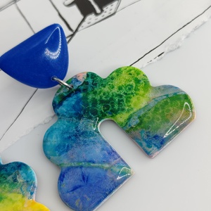 Cercei Spring in Pastel - bijuterii - cercei - cercei hoops - Artynos.ro