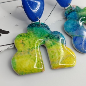 Cercei Spring in Pastel - bijuterii - cercei - cercei hoops - Artynos.ro