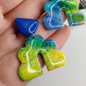 Cercei Spring in Pastel - bijuterii - cercei - cercei hoops - Artynos.ro