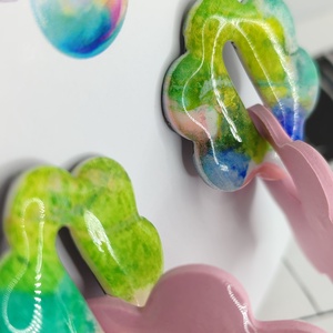 Cercei Spring in Pastel - bijuterii - cercei - cercei hoops - Artynos.ro