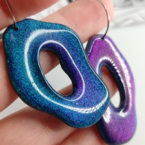 Cercei ParticulaChroma - bijuterii - cercei - cercei lungi - Artynos.ro