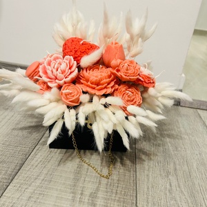 Aranjamente florale din ceara de soia , Accesorii nunta, Accesorii de nunta, Curele de nunta, panglici, Aranjament de flori, Lumanare si fabricarea lumanarilor, ARTYNOS