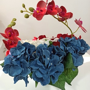 IKEBANA CU ORCHIDEE, TRANDAFIRI ȘI HORTENSIE - casă & stil de viață - decorațiuni de casă - accesorii florale - cutii cu flori - Artynos.ro