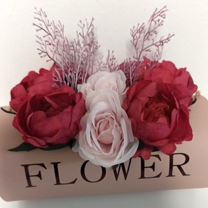 Ghiveci Cilindric Cu Bujori si Trandafiri - Artynos.ro