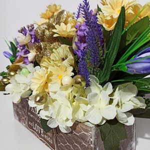 Cutie Family cu iepure lavandă și liliac - decor de sărbători - decorațiuni de paște - alte creații de paște - Artynos.ro