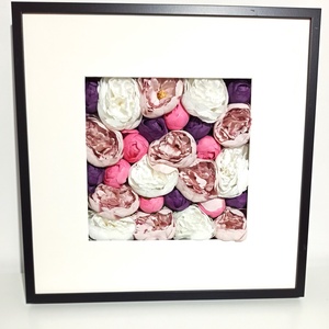 Tablou de dimensiune mare cu bujori 3D - Artynos.ro