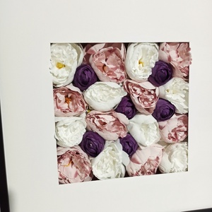 Tablou de dimensiune mare cu bujori 3 D - casă & stil de viață - decorațiuni de casă - decorațiuni de pereți - decorațiuni suspendate - Artynos.ro