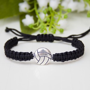 Bratara macramé impletita - Volleyball negru, , , ARTYNOS