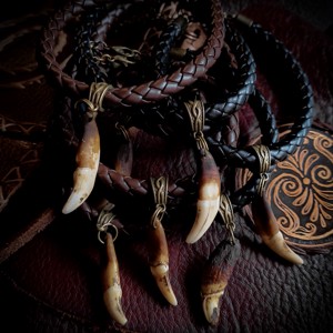 Bratara din piele impletita Kojot rack - Artynos.ro