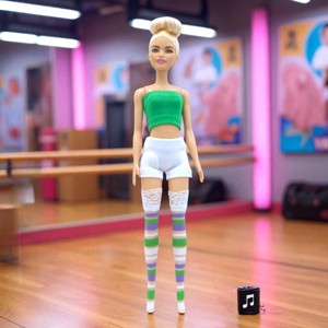Costum de dans K-pop și set de scenă pentru păpuși de tip Barbie (a085zf) -  - Artynos.ro