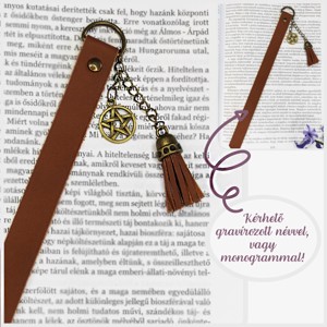 Semn de carte decorativ lung - Pentagramă -  - Artynos.ro