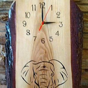 Craft ceas de perete decorat cu motiv elefant -  - Artynos.ro