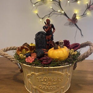 Deadpool   decor de toamna, Casa & Stil de viata, Accesorii pentru decorat casa, Halloween - tot ce ai nevoie pentru petrecere!, Ornamente de Halloween, Aranjament de flori, Altele, ARTYNOS