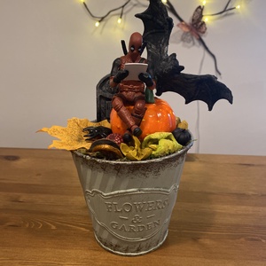 Deadpool   decor de toamna, Casa & Stil de viata, Accesorii pentru decorat casa, Halloween - tot ce ai nevoie pentru petrecere!, Ornamente de Halloween, Aranjament de flori, Altele, ARTYNOS