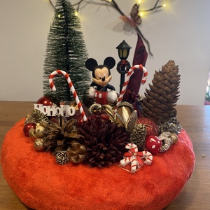 Disney mickey decor de Craciun, Accesorii de Craciun, Decoratiuni de Craciun de casa, Decoratiuni pentru casa de Craciun, Aranjament de flori, Altele, ARTYNOS