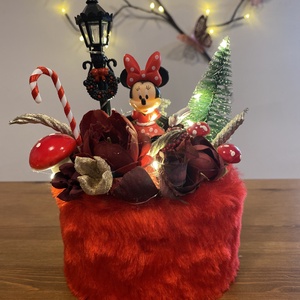 Disney mickey decor de Craciun, Accesorii de Craciun, Decoratiuni de Craciun de casa, Decoratiuni pentru casa de Craciun, Aranjament de flori, Altele, ARTYNOS