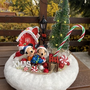  craciun mickey si minnie masa dis, Craciun, Decoratiuni de Advent, Decor pentru masa de Advent, Altele, ARTYNOS